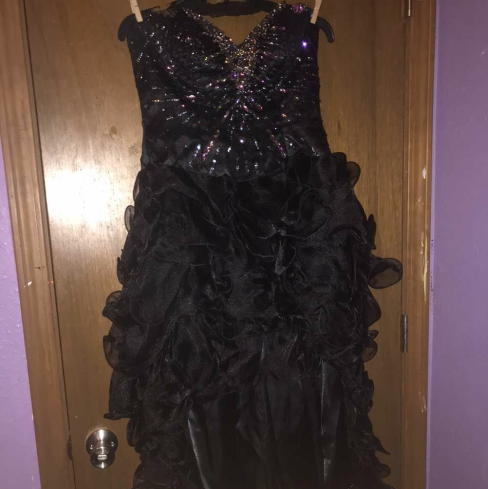 Black High Low Prom Dress